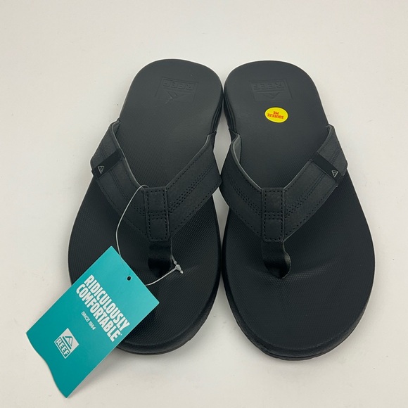 REEF Cushion Phantom Flip Flops Black US Mens Size 13 NWT - Picture 8 of 12